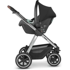 ABC Design Samba Asphalt Kinderwagen Diamond Edition Met Tulip Kinderdraagzak En Adapter -Kleine Wondertjes abc design samba asphalt kinderwagen diamond edition met tulip kinderdraagzak en adapter a410751 2