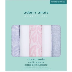 Aden + Anais™ Essential S Katoenen Mousseline Boerendoeken 5-pack Damsel 60 X 60 Cm 7 Aden + Anais™ Essential S Katoenen Mousseline Boerendoeken 5-pack Damsel 60 X 60 Cm -Kleine Wondertjes aden anais essential s katoenen mousseline boerendoeken 5 pack damsel 60 x 60 cm a383643 3