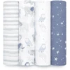 Aden + Anais™ Essential S Katoenen Mousseline Draagdoek 4-pack Time To Dream