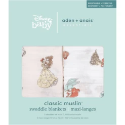 Aden + Anais™ Essential S Pucktuch Disney Prince Ss 2-pack -Kleine Wondertjes aden anais essential s pucktuch disney prince ss 2 pack a378450 3