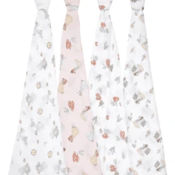 Aden + Anais™ Essential S Pucktuch Disney Prince Ss 4-pack -Kleine Wondertjes aden anais essential s pucktuch disney prince ss 4 pack a378449 1