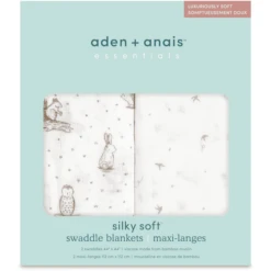 Aden + Anais™ Essential S Zijdezachte Puckdoek 2-pack Healing Nature 120 X 120 C -Kleine Wondertjes aden anais essential s zijdezachte puckdoek 2 pack healing nature 120 x 120 c a383655 2