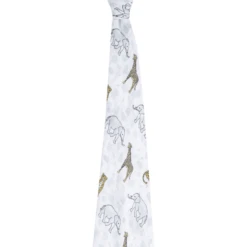 Aden + Anais™ Grote Katoenen Mousseline Draagdoek Jungle - Tropical -Kleine Wondertjes aden anais grote katoenen mousseline draagdoek jungle tropical a376206 2