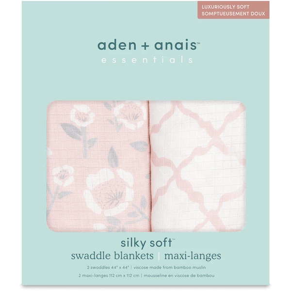 Aden + Anais™ Zijdezachte Mousseline Draagdoek 2 Pak Stencil 3 Aden + Anais™ Zijdezachte Mousseline Draagdoek 2 Pak Stencil - Afbeelding 3