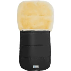 Altabebe Lamsvacht Voetenzak Nordkap Zwart -Kleine Wondertjes altabebe lamsvacht voetenzak nordkap zwart a186296 4