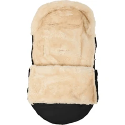 Altabebe Lamsvel Voetenzak Zwart -Kleine Wondertjes altabebe lamsvel voetenzak zwart a376126 4