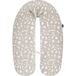 Alvi ® Verpleegkussen Met Hoes Dierentuindieren Taupe