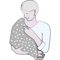 Alvi Voedingsdoek 2 In 1 Graphic Taupe 9 Alvi Voedingsdoek 2 In 1 Graphic Taupe -Kleine Wondertjes alvi voedingsdoek 2 in 1 graphic taupe a285916 4