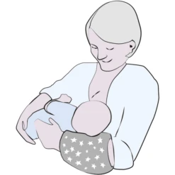 Alvi Voedingskussen To Go Graphic Taupe -Kleine Wondertjes alvi voedingskussen to go graphic taupe a285989 3