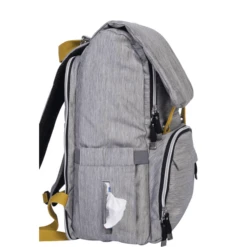 BABY ON BOARD Luier Rugzak Free Style Yellow Stone Grijs -Kleine Wondertjes baby on board luier rugzak free style yellow stone grijs a297555 2