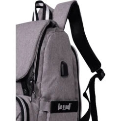 BABY ON BOARD Luierrugtas Gratis Style Chicago Grijs -Kleine Wondertjes baby on board luierrugtas gratis style chicago grijs a297557 2