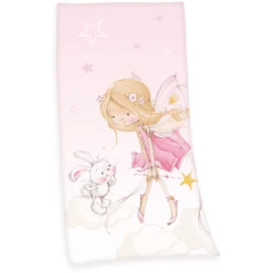 Babybest® Badhanddoek Little Fairy 75 X 150 Cm -Kleine Wondertjes babybest badhanddoek little fairy 75 x 150 cm a325121 2