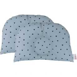 BabyDorm ® Buggy Kussen BuggyDorm Paulchen Lichtblauw Met Blauwe Hartjes -Kleine Wondertjes babydorm buggy kussen buggydorm paulchen lichtblauw met blauwe hartjes a311366 4