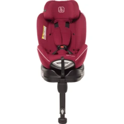 BabyGO Autostoel Fixleg Rotatie 360 Rood -Kleine Wondertjes babygo autostoel fixleg rotatie 360 rood a349544 3