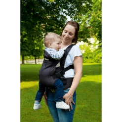 BabyGO Draagzak Koala Dark Grey Melange -Kleine Wondertjes babygo draagzak koala dark grey melange a281740 2