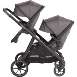 BabyGO Duowagen Duo Grey -Kleine Wondertjes babygo duowagen duo grey a405618 3