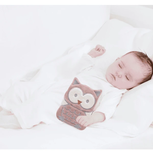 BabyJem Kersenpitkussen Uil, Roze 2 BabyJem Kersenpitkussen Uil, Roze - Afbeelding 2