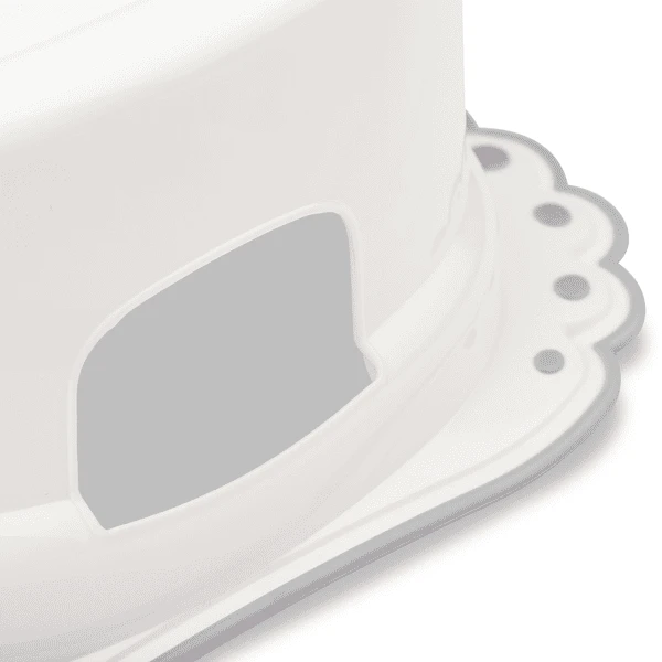 BABYKAJO Baby Opstapkrukje Met Anti - Sliplaag Beren - Wit 4 BABYKAJO Baby Opstapkrukje Met Anti - Sliplaag Beren - Wit - Afbeelding 4