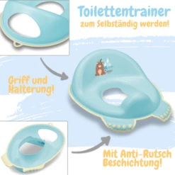 BABYKAJO Baby Wc Trainer Met Anti - Sliplaag Beren - Blauw -Kleine Wondertjes babykajo baby wc trainer met anti sliplaag beren blauw a351986 4