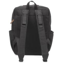 Babymel Luierrugzak George Black -Tweed -Kleine Wondertjes babymel luierrugzak george black tweed a301587 2