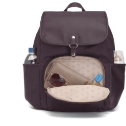 Babymel Luiertas Freddie Vegan Leather Burgundy Convertible -Kleine Wondertjes babymel luiertas freddie vegan leather burgundy convertible a337429 4