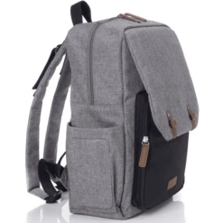 Babymel Luiertas Rugzak George Grey-Black -Kleine Wondertjes babymel luiertas rugzak george grey black a235877 4