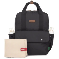Babymel Rugzak Wisselen ECO Georgi Black -Kleine Wondertjes babymel rugzak wisselen eco georgi black a301555 2