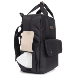 Babymel Rugzak Wisselen ECO Georgi Black -Kleine Wondertjes babymel rugzak wisselen eco georgi black a301555 3