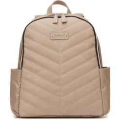 Babymel Veranderingsrugzak Gabby Vegan Leather Almond