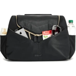 Babymel Veranderingsrugzak Pippa Vegan Leather Black -Kleine Wondertjes babymel veranderingsrugzak pippa vegan leather black a385489 4