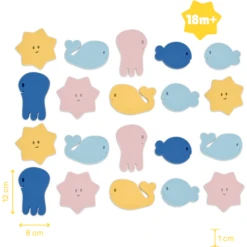 Badabulle Badset Badboek Met Figuur & Badpuzzel -Kleine Wondertjes badabulle badset badboek met figuur amp badpuzzel a327816 2