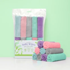 Bambino Mio Wet Wipes Herbruikbaar, Pak Van 10, Cloud -Kleine Wondertjes bambino mio wet wipes herbruikbaar pak van 10 cloud a344146 2