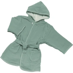 Be Be 's Collection Mousseline Badjas Groen -Kleine Wondertjes be be s collection mousseline badjas groen a325010 4