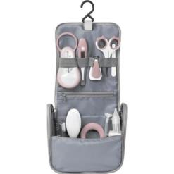 BEABA ® Hangende Toilettas Met 9 Accessoires - Antiek Roze -Kleine Wondertjes beaba hangende toilettas met 9 accessoires antiek roze a371902 2