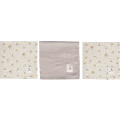 Bébé-jou Bébé Jou® Muslin Burp Cloths 3-pack Fabulous Wish Grey -Kleine Wondertjes bebe jou muslin burp cloths 3 pack fabulous wish grey a368177 3