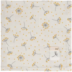 Bébé-jou Bébé Jou® Muslin Burp Cloths 3-pack Fabulous Wish Grey -Kleine Wondertjes bebe jou muslin burp cloths 3 pack fabulous wish grey a368177 4