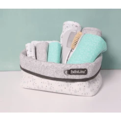 Bébé-jou® Opbergmandje Ollie Grijs -Kleine Wondertjes bebe jou opbergmandje ollie grijs a264811 3