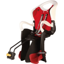 BELLELLI Fietsstoel Tiger B-Fix Framebevestiging White / Rood -Kleine Wondertjes bellelli fietsstoel tiger b fix framebevestiging white rood a346837 4