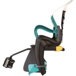 BELLELLI Fietsstoeltje Tiger Reclining B-Fix Frame Mount White / Turquoise -Kleine Wondertjes bellelli fietsstoeltje tiger reclining b fix frame mount white turquoise a346868 2