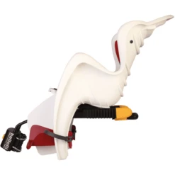 BELLELLI Fietszitje Mr Fox Reclining B-fix Frame Mount White /Red -Kleine Wondertjes bellelli fietszitje mr fox reclining b fix frame mount white red a347727 3