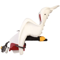 BELLELLI Fietszitje Mr Fox Reclining B-fix Frame Mount White /Red -Kleine Wondertjes bellelli fietszitje mr fox reclining b fix frame mount white red a347727 4