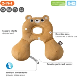 BENBAT Hoofdsteun/Neksteun Beer Bruin -Kleine Wondertjes benbat hoofdsteun neksteun beer bruin a364693 2