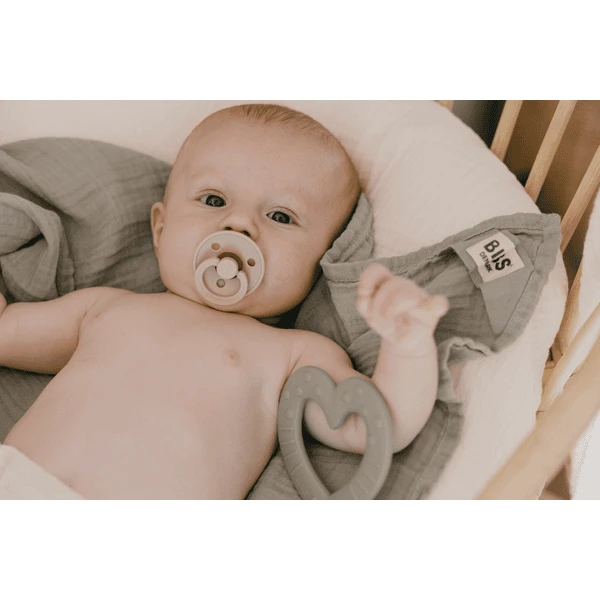BIBS® Bijtring Baby Bitie Heart Vanaf 3 Maanden In Salie 4 BIBS® Bijtring Baby Bitie Heart Vanaf 3 Maanden In Salie - Afbeelding 4