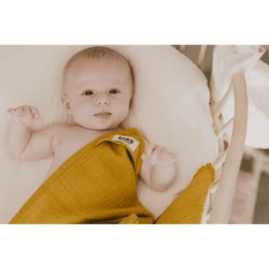 BIBS Mousseline Doek, Mosterd -Kleine Wondertjes bibs mousseline doek mosterd a348249 4