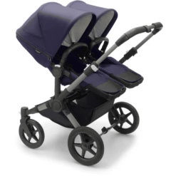 Bugaboo Kinderwagen Donkey 5 Twin Complete Graphite/Dark Navy -Kleine Wondertjes bugaboo kinderwagen donkey 5 twin complete graphite dark navy a414787 2