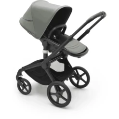 Bugaboo Kinderwagen Fox 5 Met Reiswieg En Zitje Black / Forest Green -Kleine Wondertjes bugaboo kinderwagen fox 5 met reiswieg en zitje black forest green a409944 3