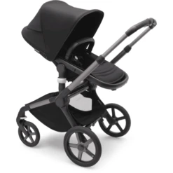 Bugaboo Kinderwagen Fox 5 Met Reiswieg En Zitje Grafiet/ Mid Night Black -Kleine Wondertjes bugaboo kinderwagen fox 5 met reiswieg en zitje grafiet mid night black a409946 3