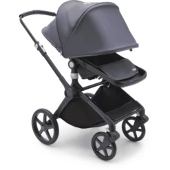 Bugaboo Kinderwagen Fox Cub Met Reiswieg En Zitje Black /Stormy Blue -Kleine Wondertjes bugaboo kinderwagen fox cub met reiswieg en zitje black stormy blue a410115 2