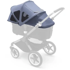 Bugaboo Zonnedak Met Ventilatie Breezy Fox / Cameleon 3/ Lynx Seaside Blu -Kleine Wondertjes bugaboo zonnedak met ventilatie breezy fox cameleon 3 lynx seaside blu a342150 3