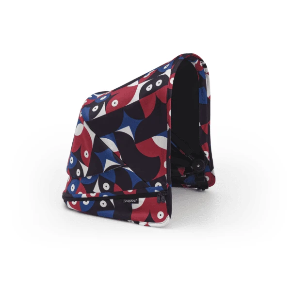 Bugaboo Zonnekap Donkey 5 Rood/Blauw Speciale Editie 1 Bugaboo Zonnekap Donkey 5 Rood/Blauw Speciale Editie